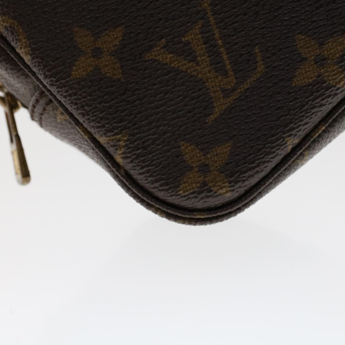 LOUIS VUITTON Monogram Trousse Toilette 23 Clutch Bag M47524 LV Auth am4550