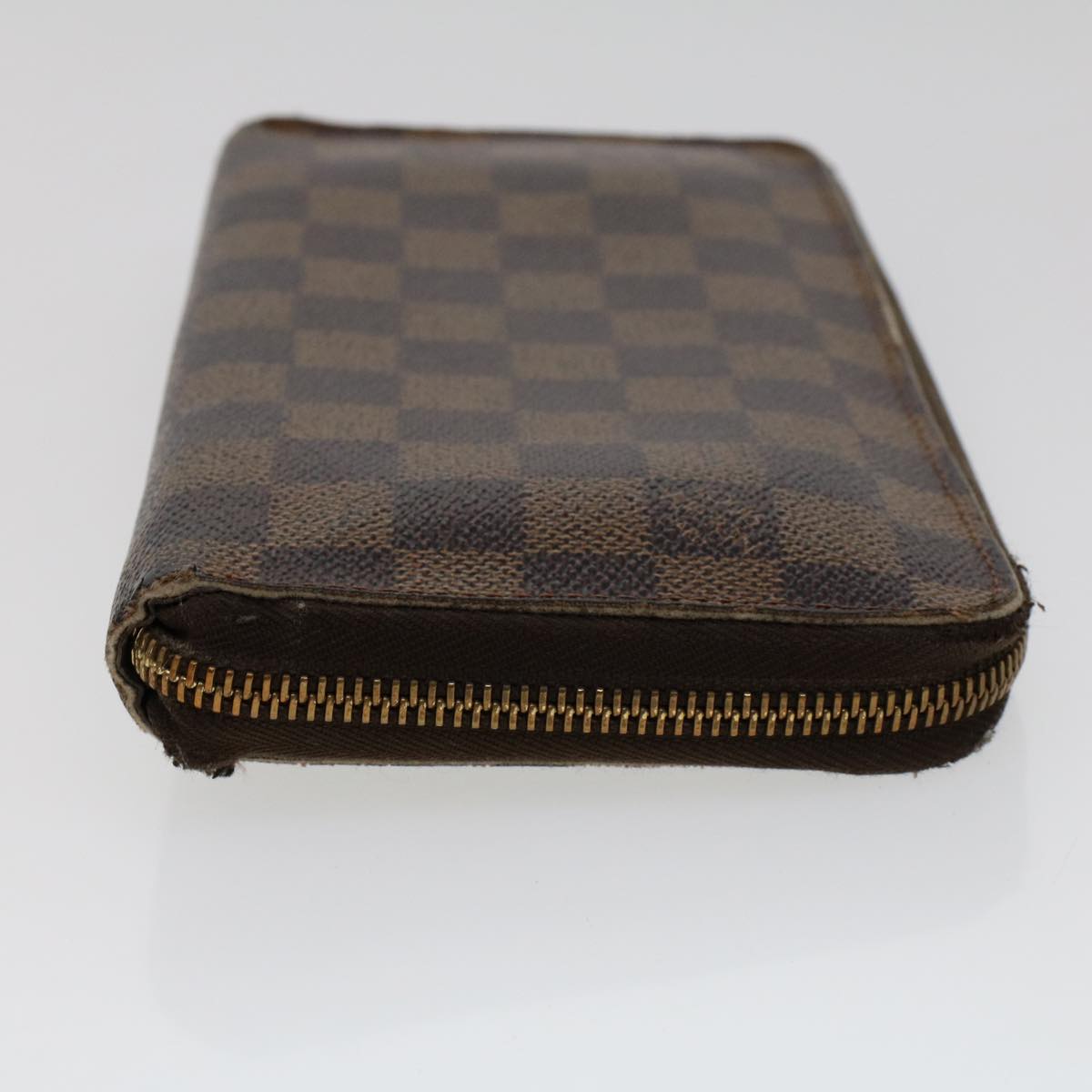 LOUIS VUITTON Damier Ebene Azur Zippy Wallet Long Wallet 2Set LV Auth am4572