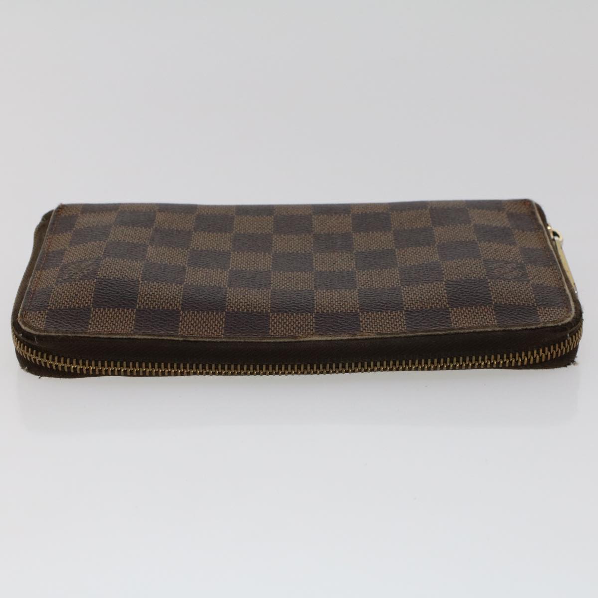 LOUIS VUITTON Damier Ebene Azur Zippy Wallet Long Wallet 2Set LV Auth am4572