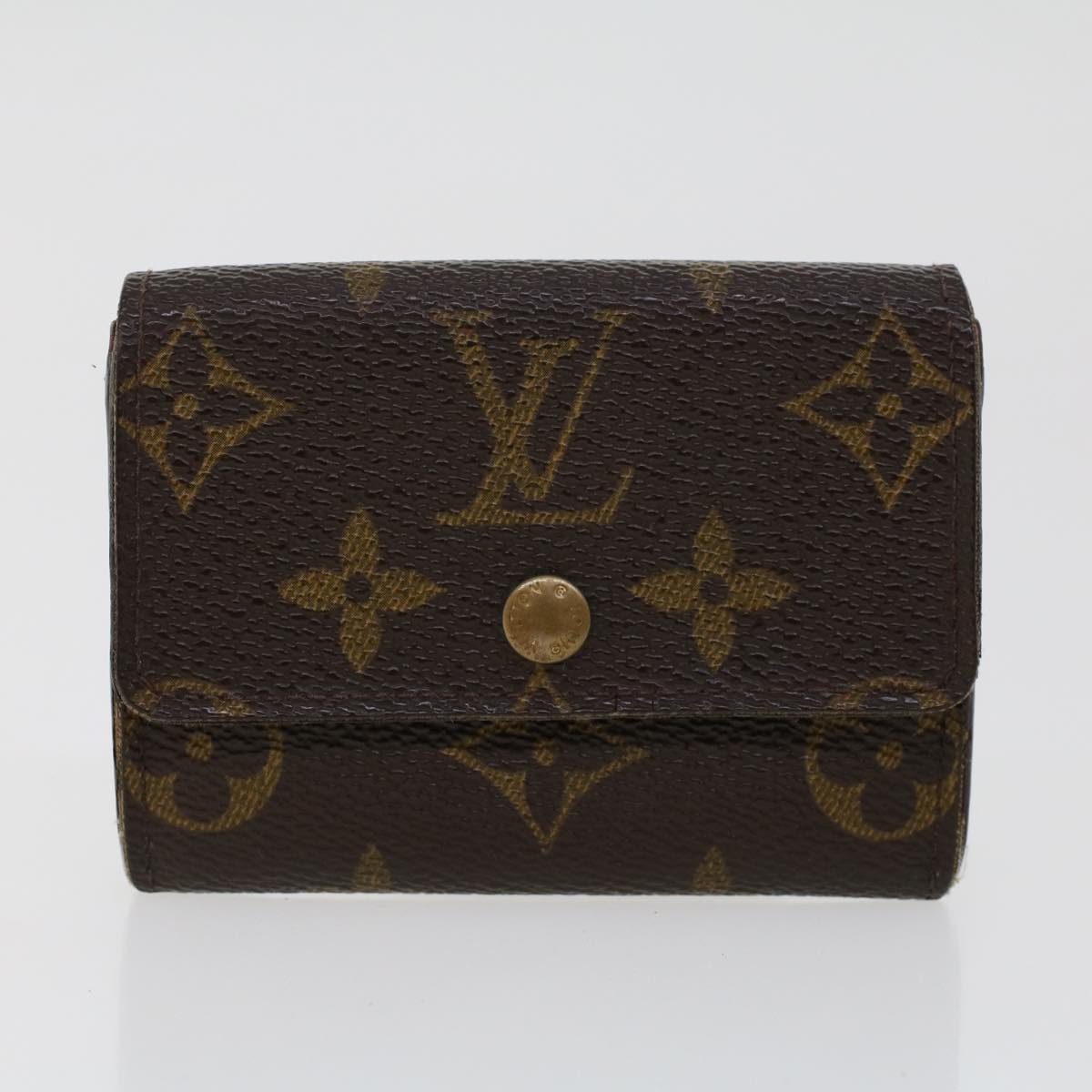 LOUIS VUITTON Monogram Coin Purse Wallet 5Set LV Auth am4574