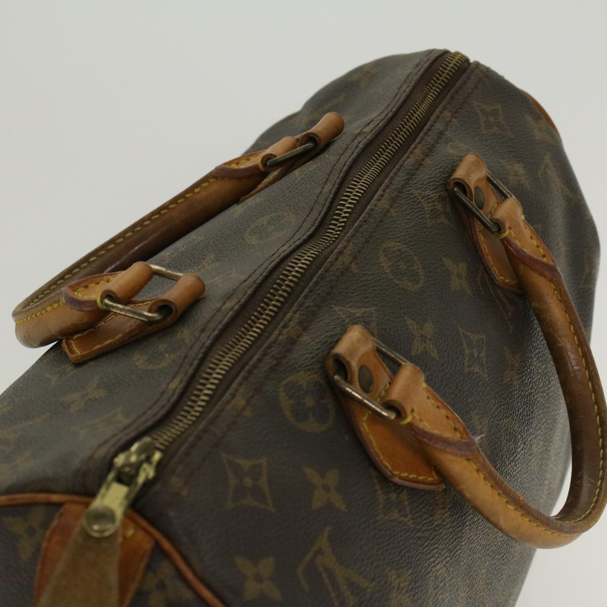 LOUIS VUITTON Monogram Speedy 30 Hand Bag M41526 LV Auth am4594