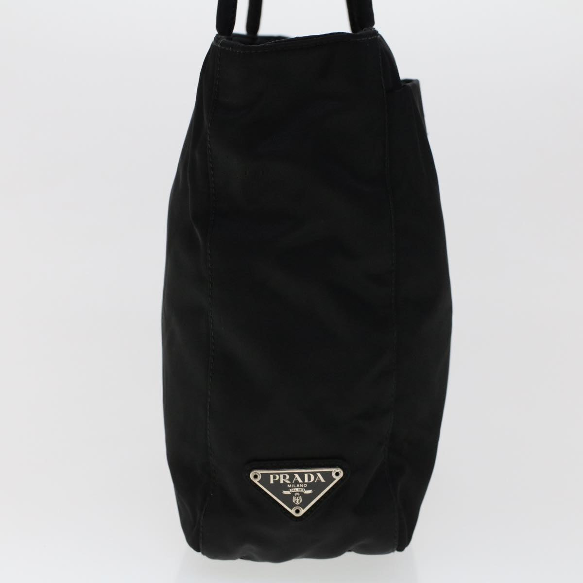 PRADA Shoulder Bag Nylon Black Auth am4596