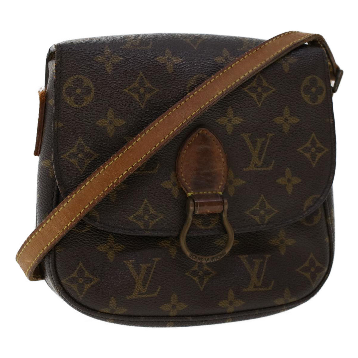 LOUIS VUITTON Monogram Saint Cloud MM Shoulder Bag M51243 LV Auth am4600