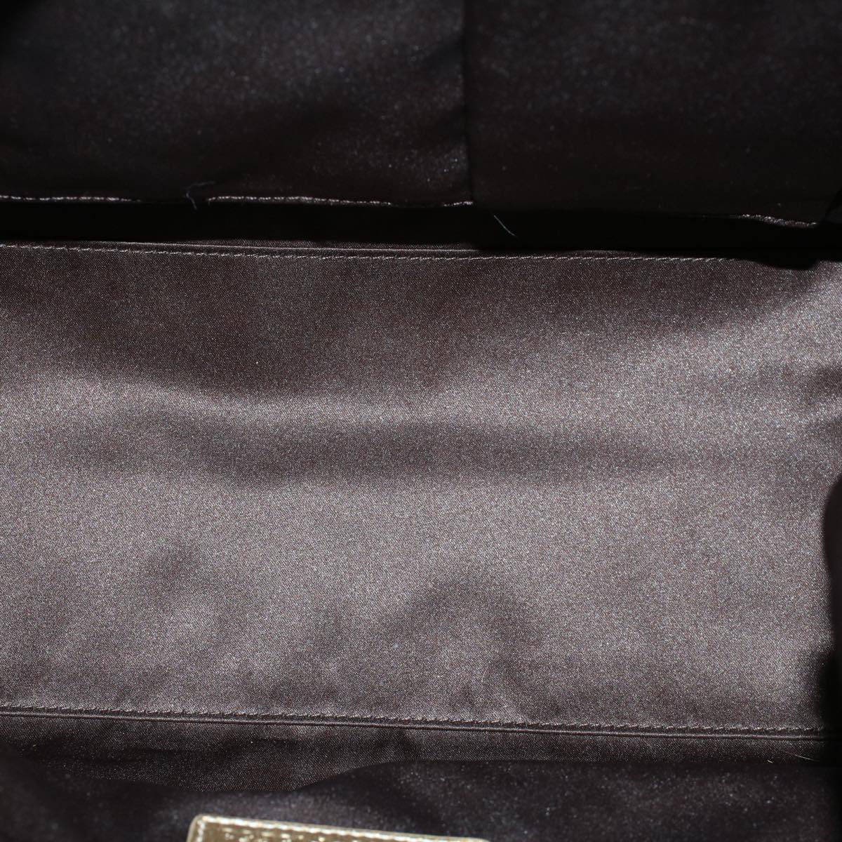 Coach Hand Bag Canvas Leather 2Set Beige Blue Auth am4604