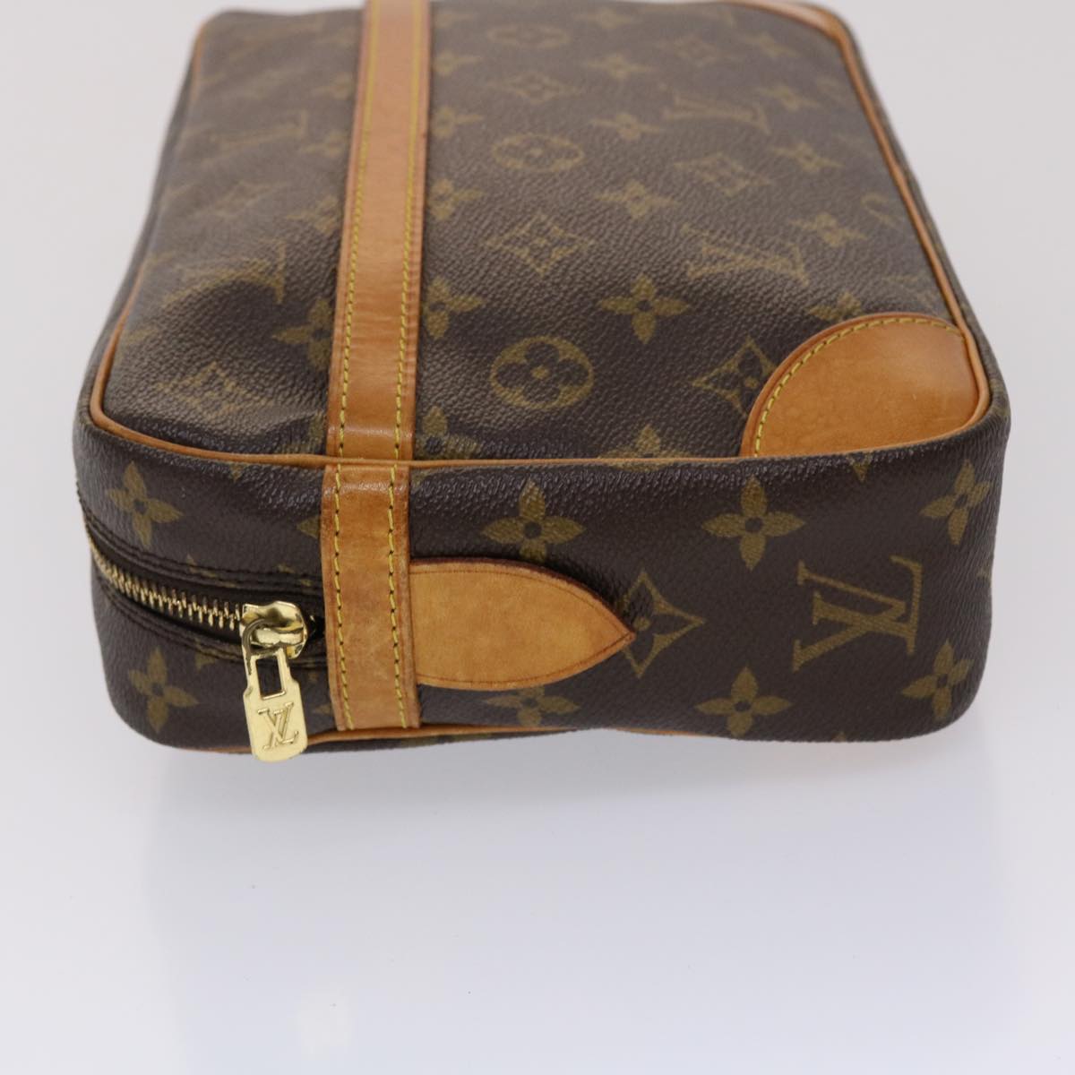 LOUIS VUITTON Monogram Compiegne 28 Clutch Bag M51845 LV Auth am4605