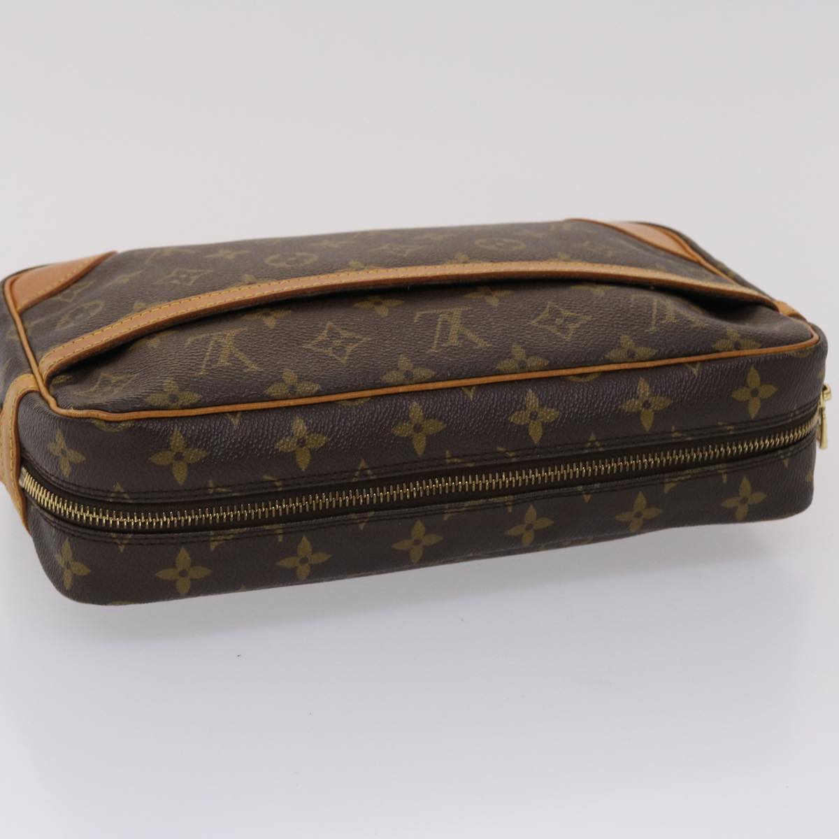 LOUIS VUITTON Monogram Compiegne 28 Clutch Bag M51845 LV Auth am4605