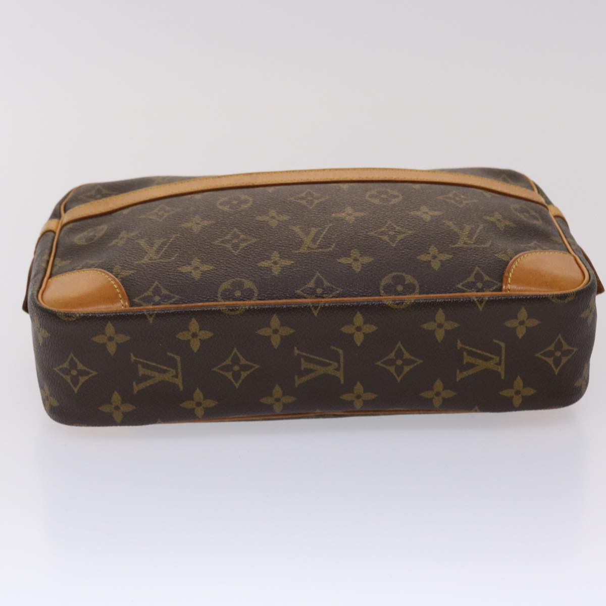 LOUIS VUITTON Monogram Compiegne 28 Clutch Bag M51845 LV Auth am4605