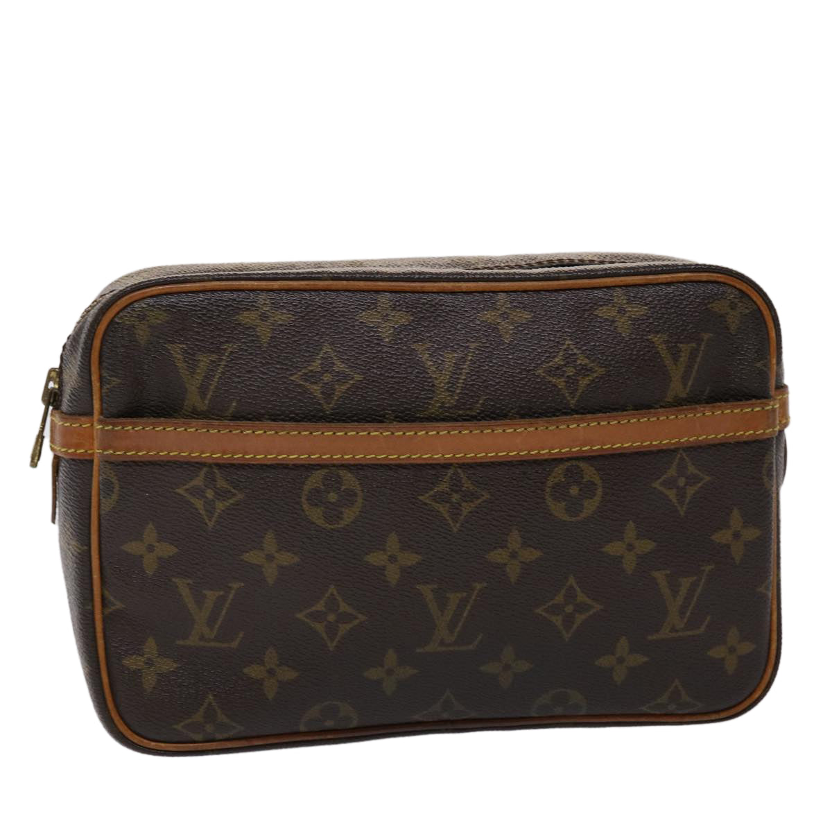 LOUIS VUITTON Monogram Compiegne 23 Clutch Bag M51847 LV Auth am4606