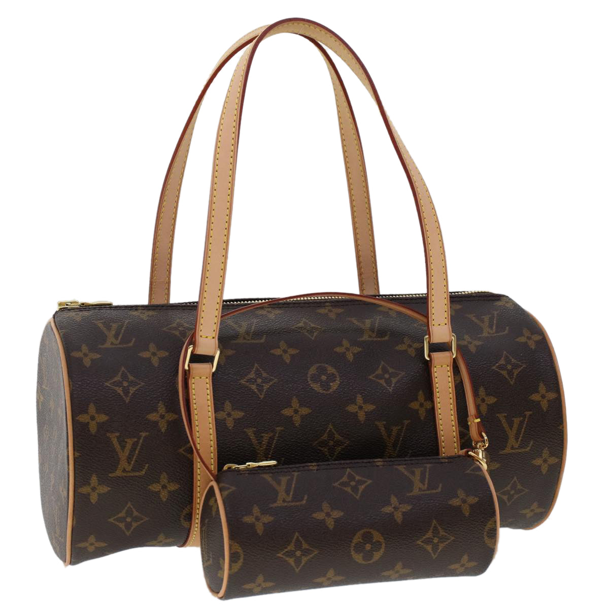 LOUIS VUITTON Monogram Papillon 30 Hand Bag M51385 LV Auth am4618