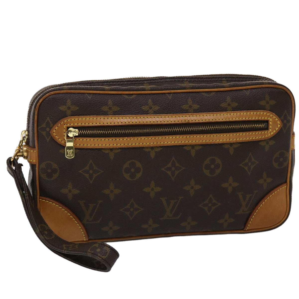 LOUIS VUITTON Monogram Marly Dragonne GM Clutch Bag M51825 LV Auth am4625