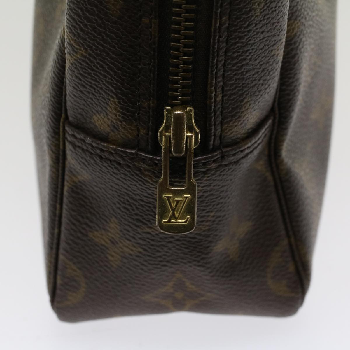 LOUIS VUITTON Monogram Trousse Toilette 28 Clutch Bag M47522 LV Auth am4639