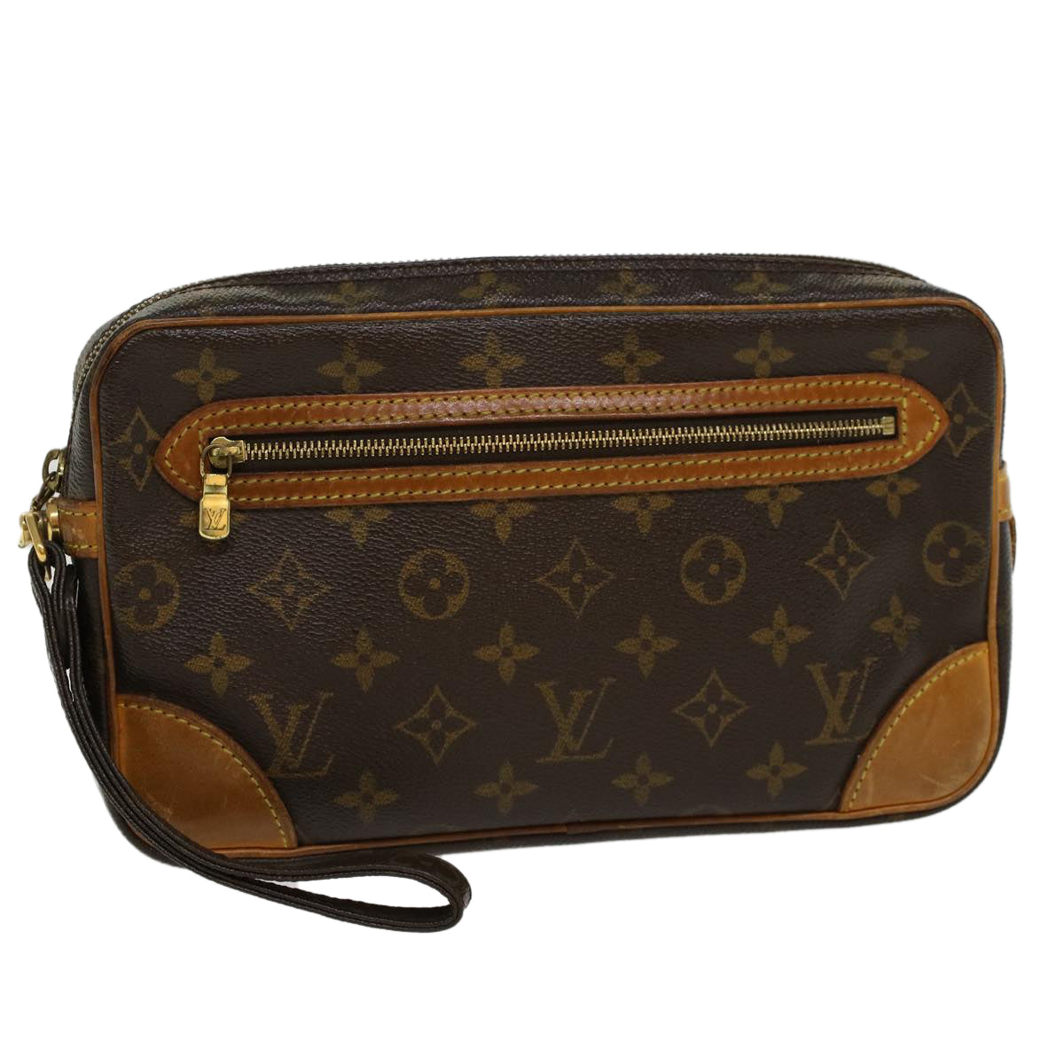 LOUIS VUITTON Monogram Marly Dragonne GM Clutch Bag M51825 LV Auth am4640