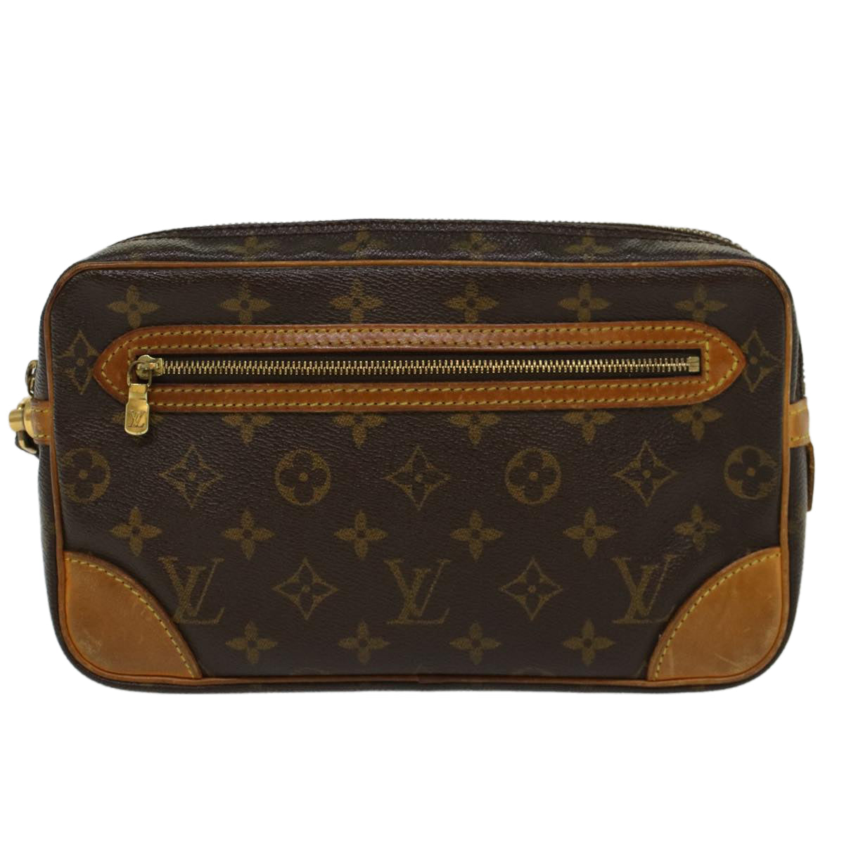 LOUIS VUITTON Monogram Marly Dragonne GM Clutch Bag M51825 LV Auth am4640