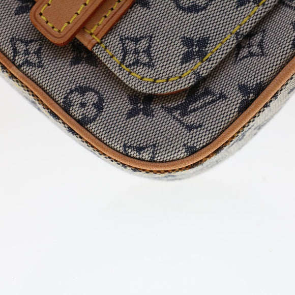 LOUIS VUITTON Monogram Mini Juliet PM Shoulder Bag Blue M92005 LV Auth am4662