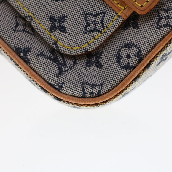 LOUIS VUITTON Monogram Mini Juliet PM Shoulder Bag Blue M92005 LV Auth am4662
