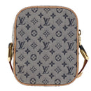 LOUIS VUITTON Monogram Mini Juliet PM Shoulder Bag Blue M92005 LV Auth am4662-2