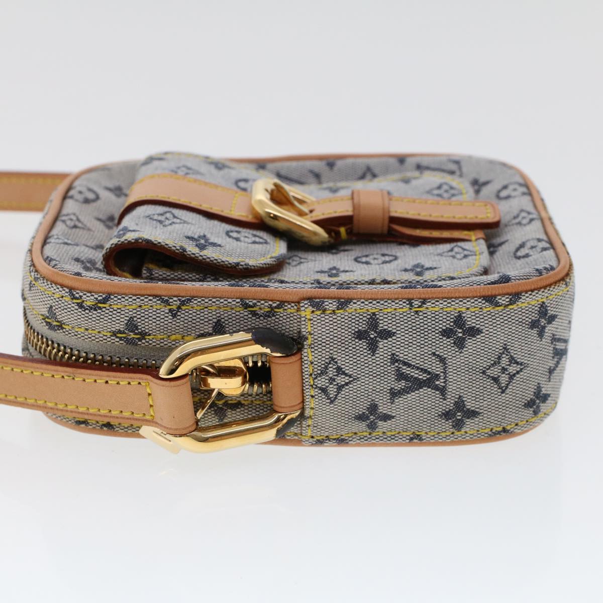 LOUIS VUITTON Monogram Mini Juliet PM Shoulder Bag Blue M92005 LV
