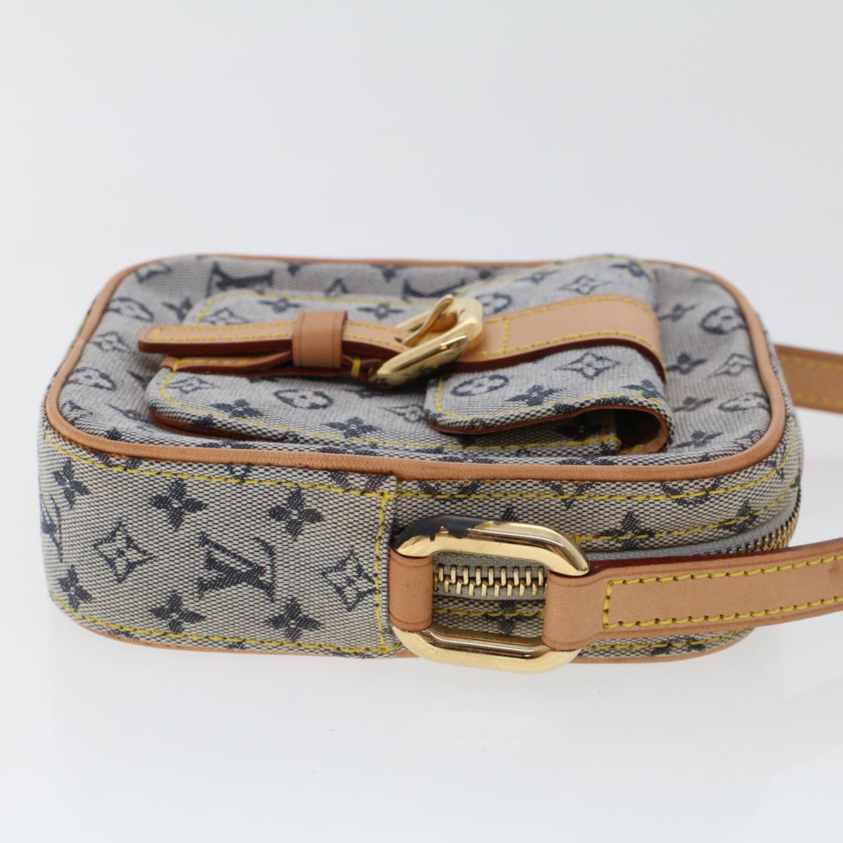 LOUIS VUITTON Monogram Mini Juliet PM Shoulder Bag Blue M92005 LV