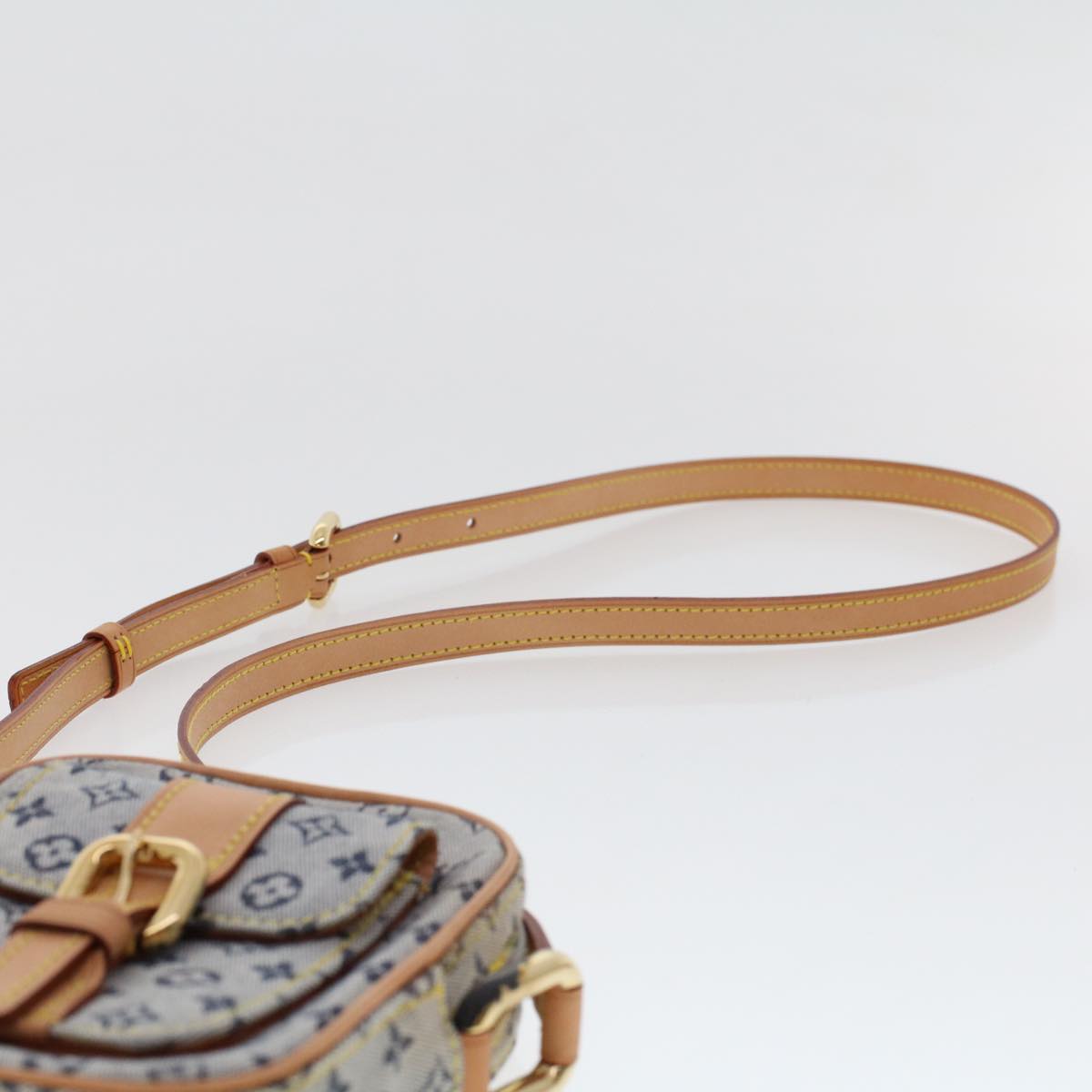 LOUIS VUITTON Monogram Mini Juliet PM Shoulder Bag Blue M92005 LV