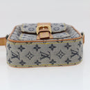 LOUIS VUITTON Monogram Mini Juliet PM Shoulder Bag Blue M92005 LV Auth am4662-5