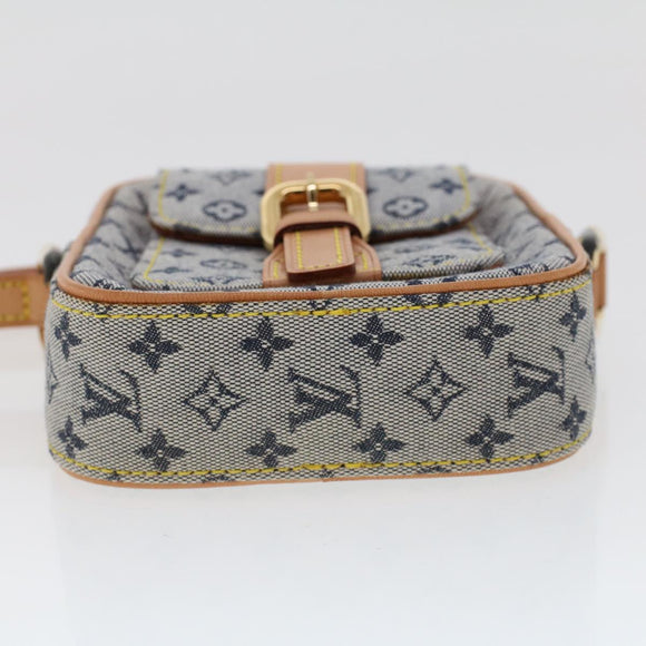 LOUIS VUITTON Monogram Mini Juliet PM Shoulder Bag Blue M92005 LV Auth am4662