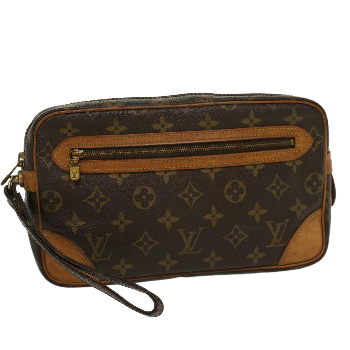 LOUIS VUITTON Monogram Marly Dragonne GM Clutch Bag M51825 LV Auth am4675