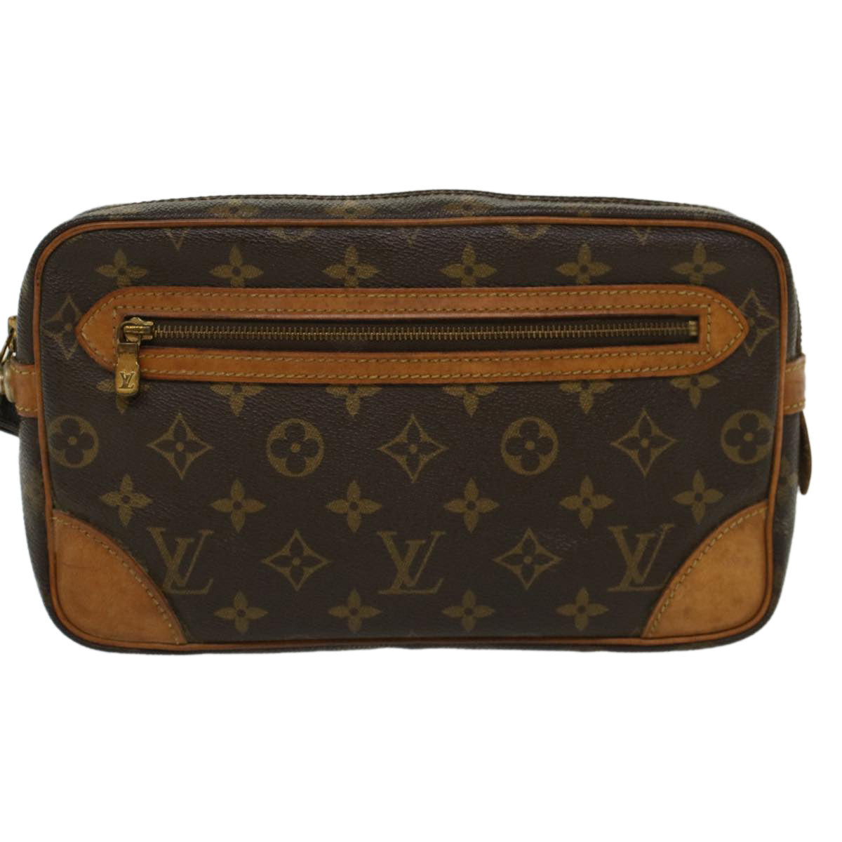 LOUIS VUITTON Monogram Marly Dragonne GM Clutch Bag M51825 LV Auth am4675