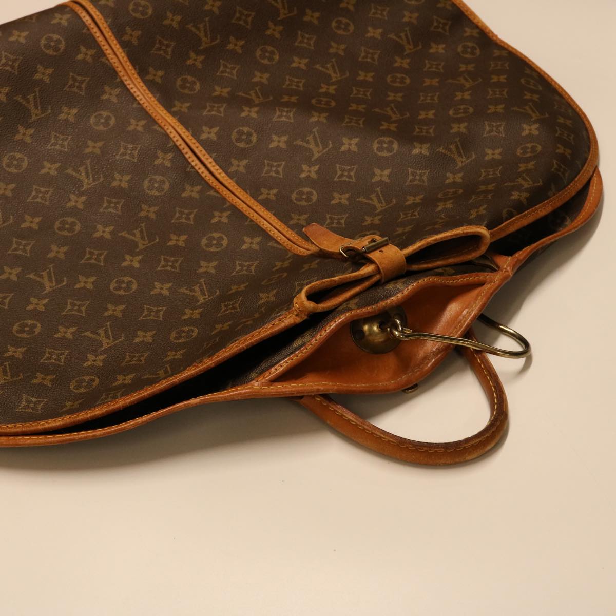 LOUIS VUITTON Monogram Sac de Porte Manto Garment Cover M23542 LV Auth am4679