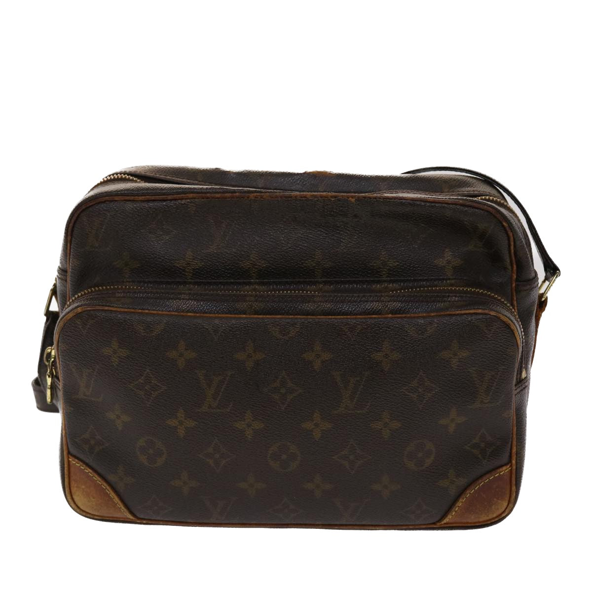 LOUIS VUITTON Monogram Nile Shoulder Bag M45244 LV Auth am4695