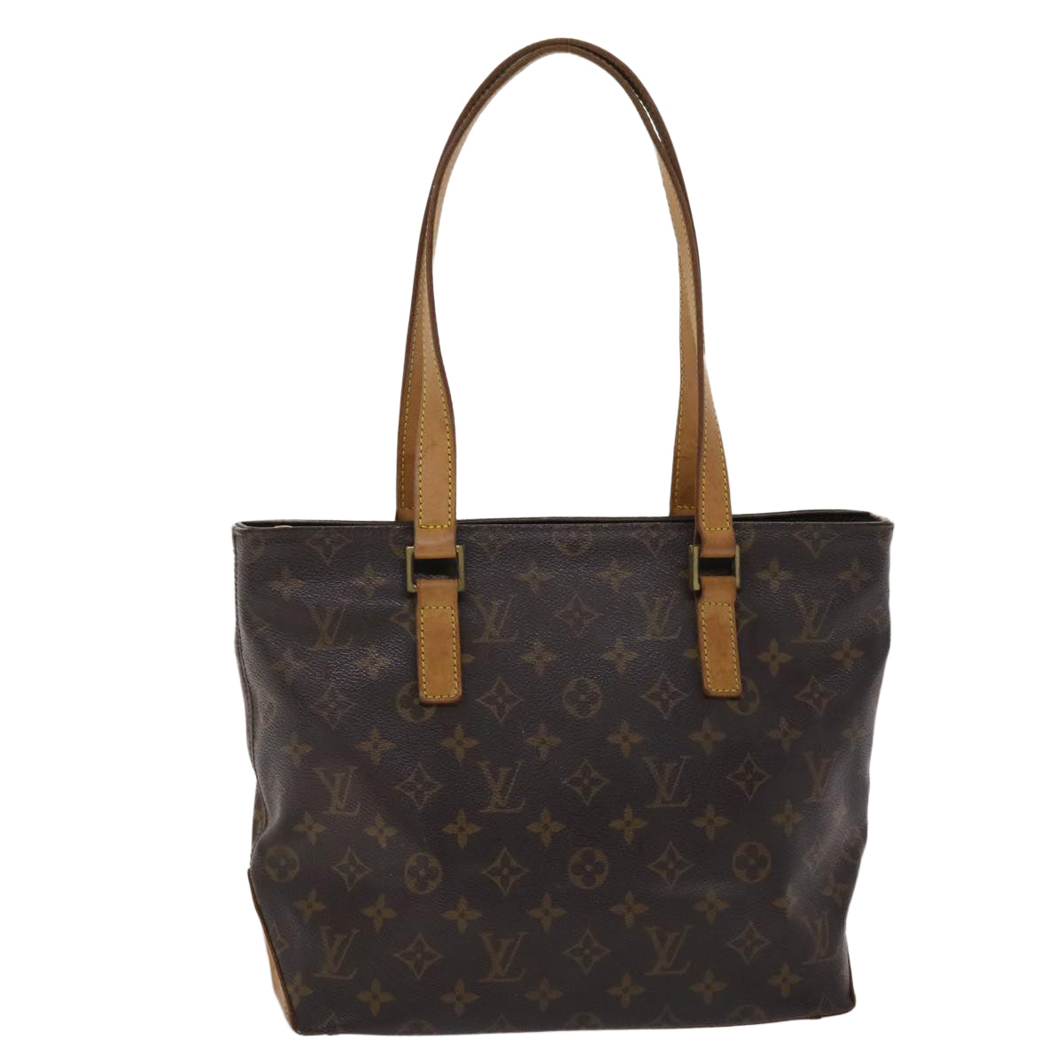 LOUIS VUITTON Monogram Cabas Piano Tote Bag M51148 LV Auth am4701