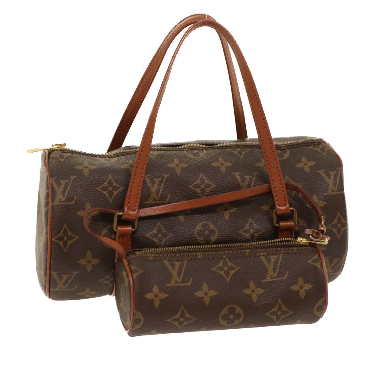 LOUIS VUITTON Monogram Papillon 26 Hand Bag M51386 LV Auth am4738