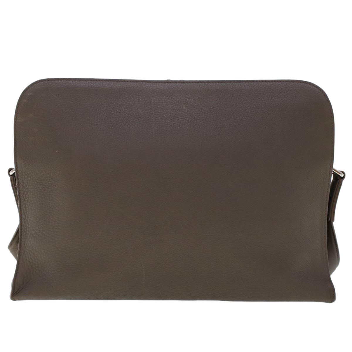 LOUIS VUITTON Naxos Shoulder Bag Leather Gray LV Auth am4782 - 0