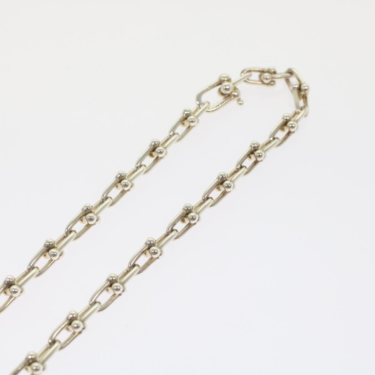 TIFFANY&Co. Hardware Small Link Necklace Silver Auth am4790