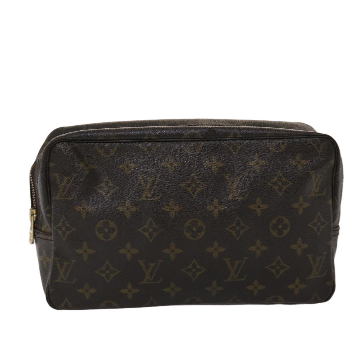 LOUIS VUITTON Monogram Trousse Toilette 28 Clutch Bag M47522 LV Auth am4802