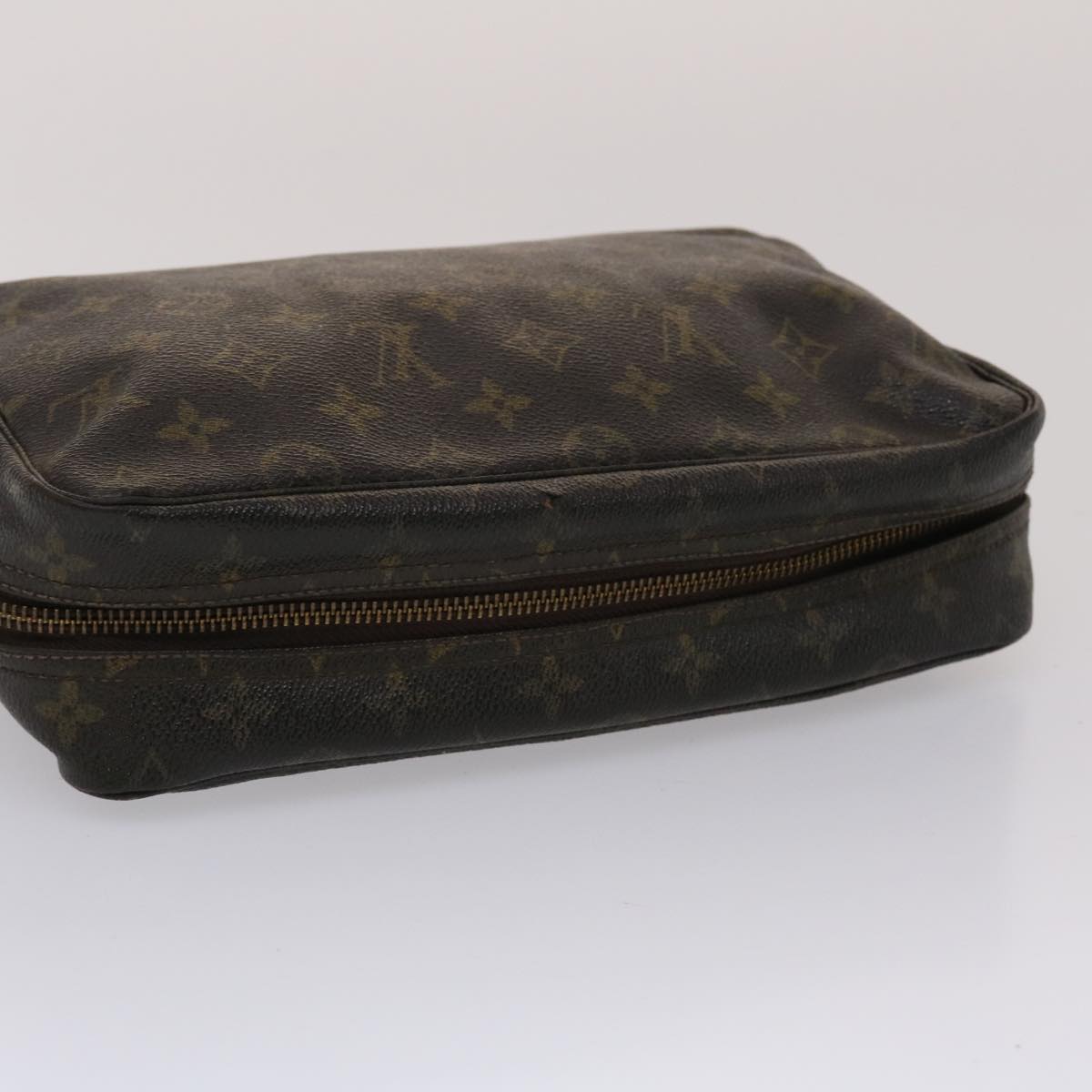 LOUIS VUITTON Monogram Trousse Toilette 28 Clutch Bag M47522 LV Auth am4802