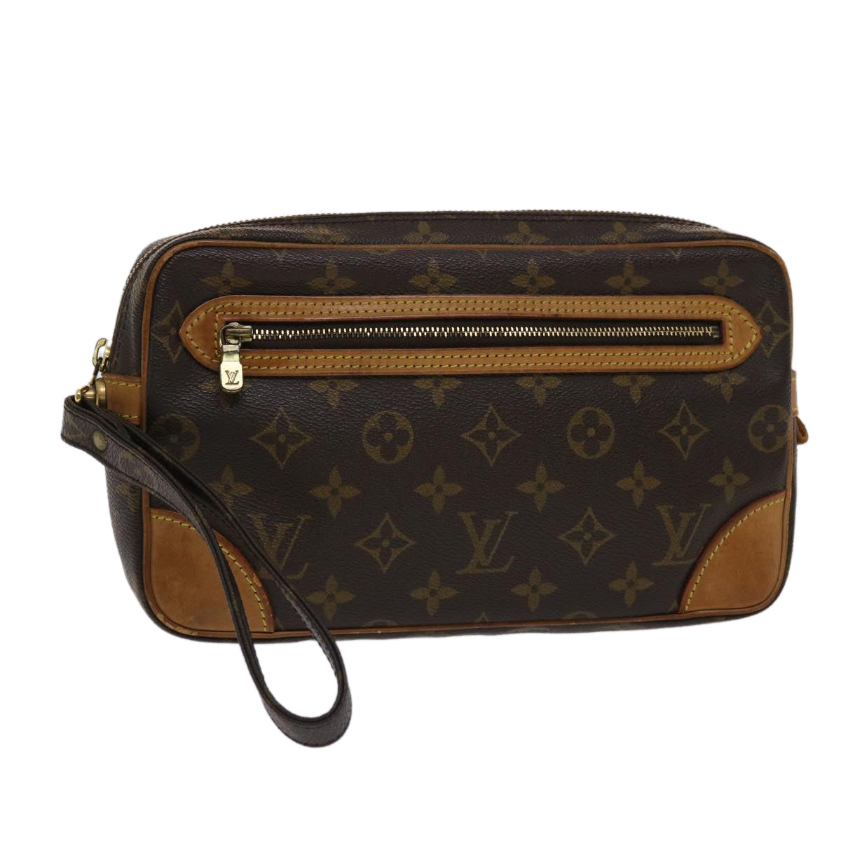 LOUIS VUITTON Monogram Marly Dragonne GM Clutch Bag M51825 LV Auth am4804