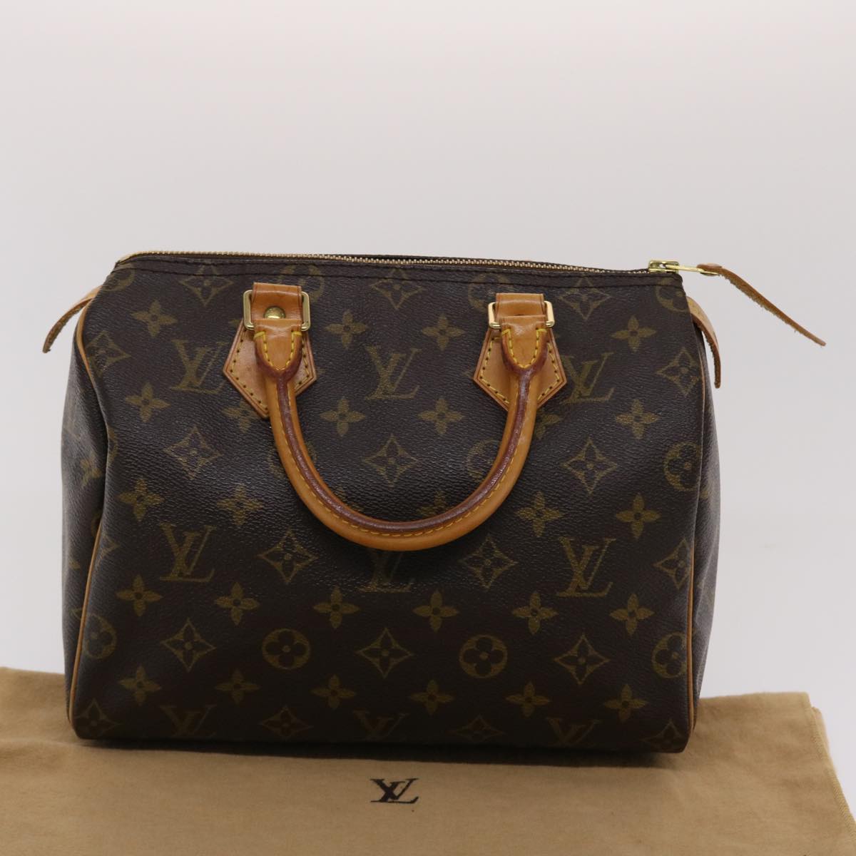 LOUIS VUITTON Monogram Speedy 25 Hand Bag M41528 LV Auth am4805