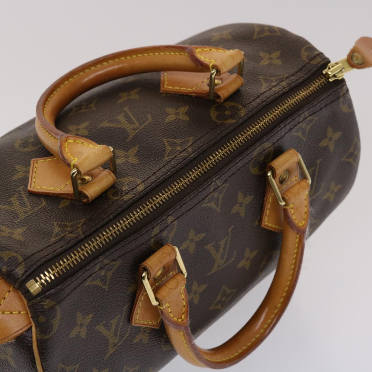 LOUIS VUITTON Monogram Speedy 25 Hand Bag M41528 LV Auth am4805