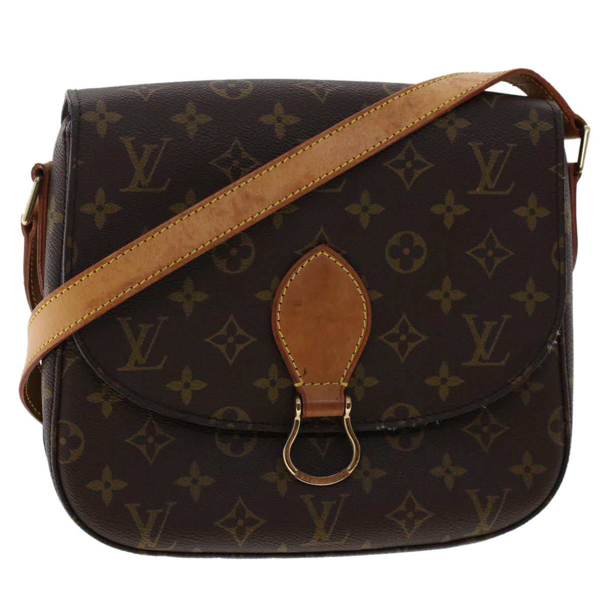 LOUIS VUITTON Monogram Saint Cloud GM Shoulder Bag M51242 LV Auth am4808