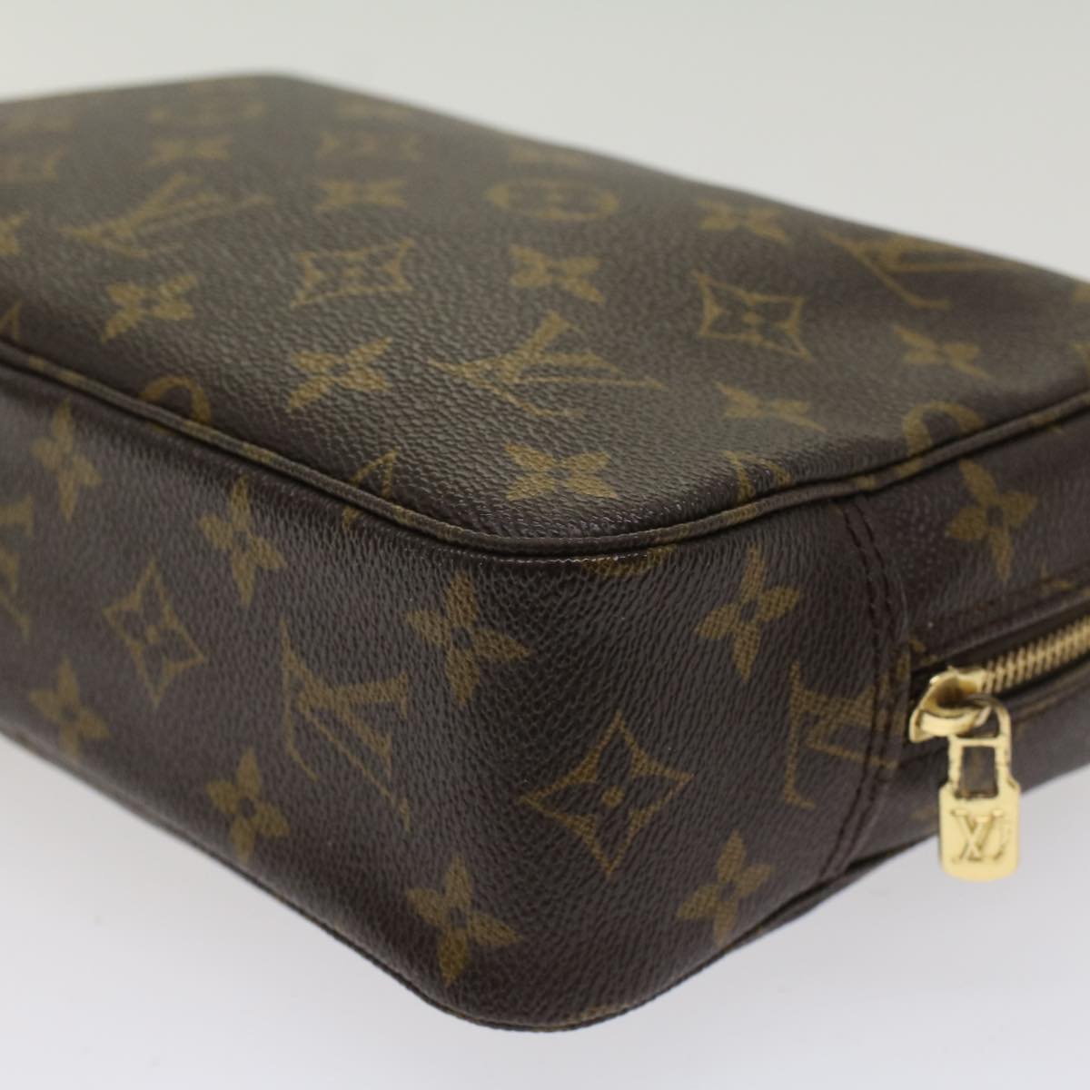 LOUIS VUITTON Monogram Trousse Toilette 23 Clutch Bag M47524 LV Auth am4827