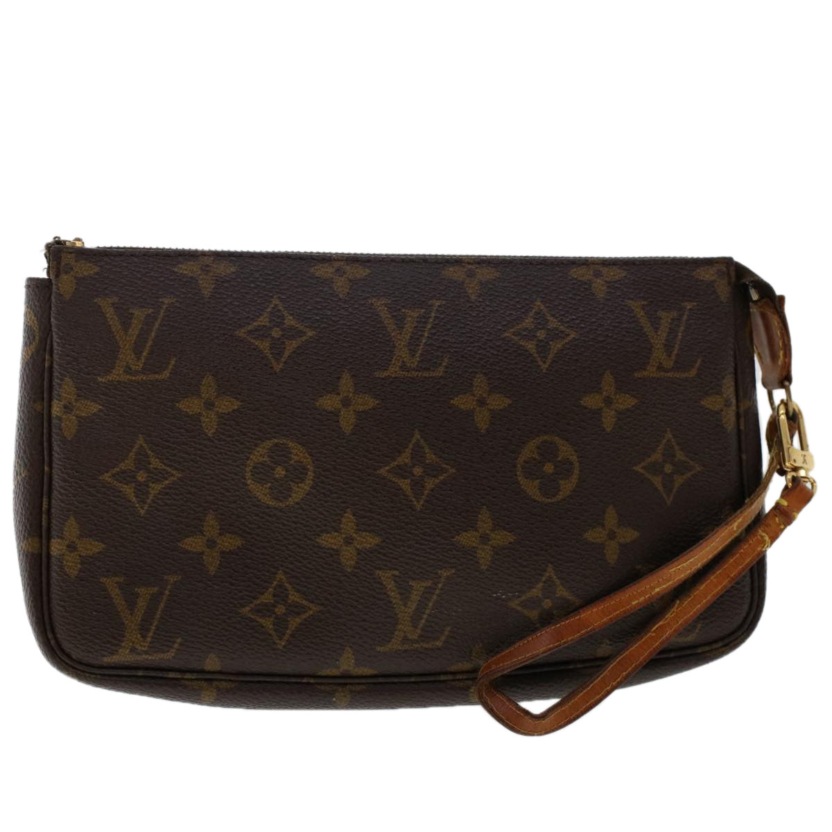 LOUIS VUITTON Monogram Pochette Accessoires Pouch M51980 LV Auth am4829