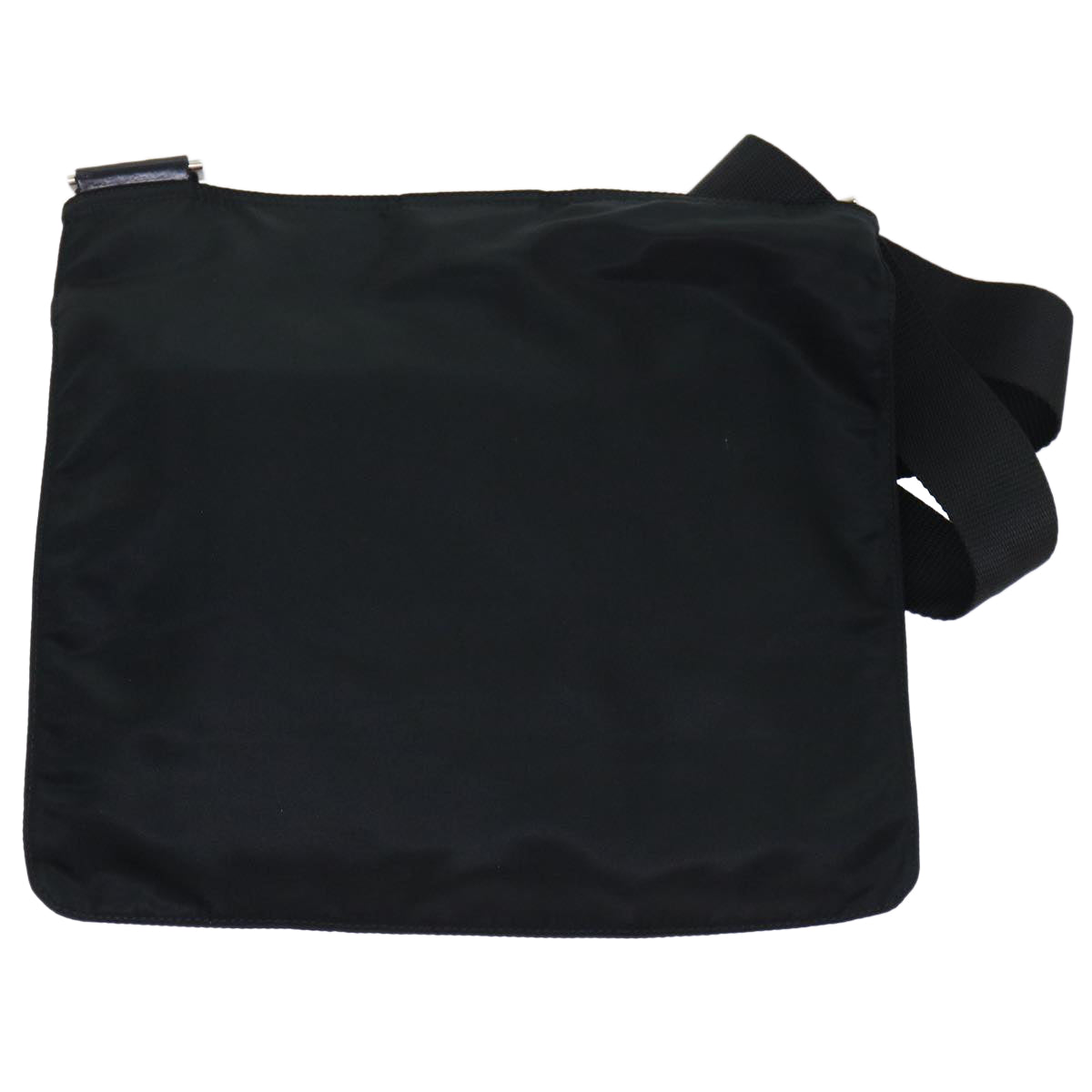 PRADA Shoulder Bag Nylon Black Auth am4831 - 0