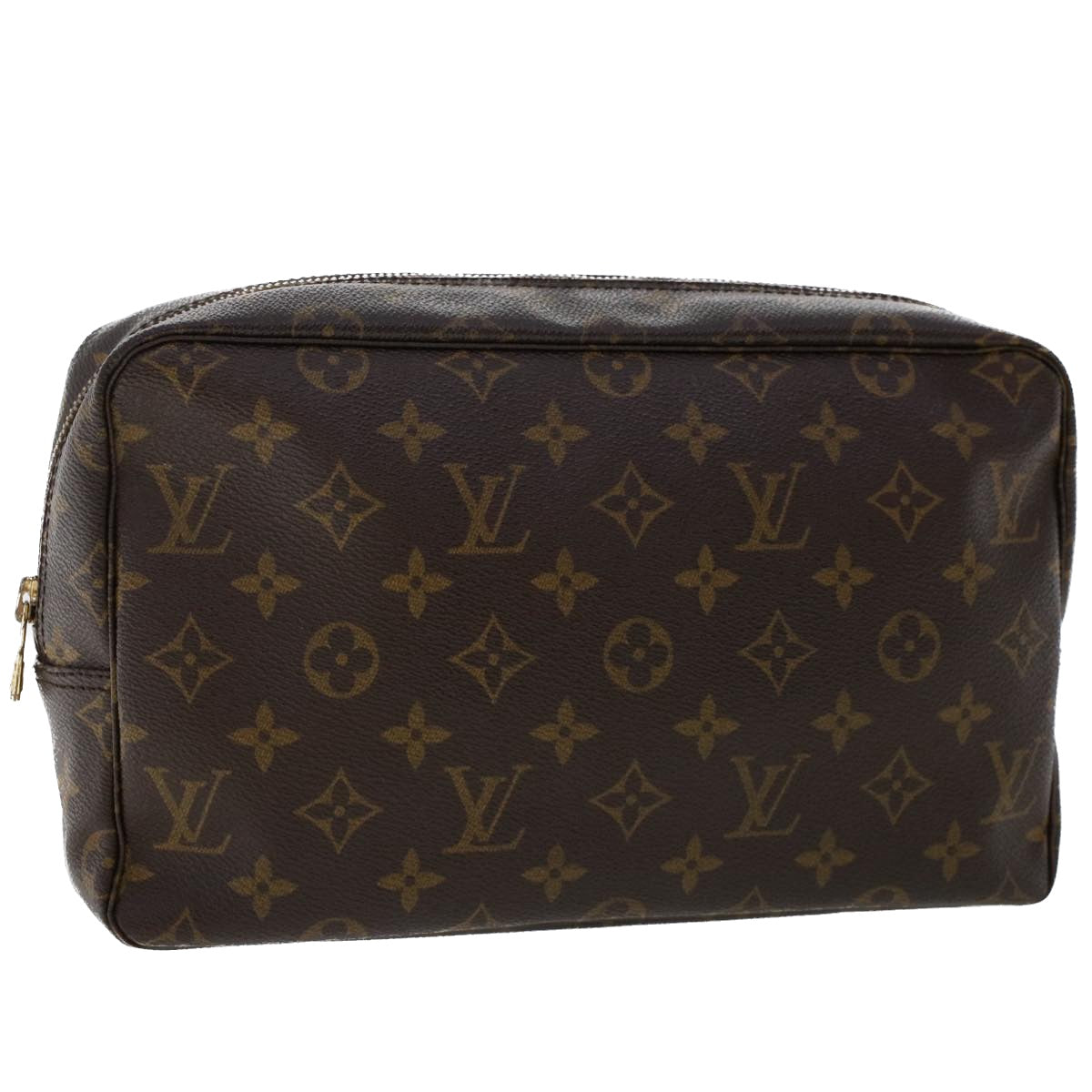 LOUIS VUITTON Monogram Trousse Toilette 28 Clutch Bag M47522 LV Auth am4833