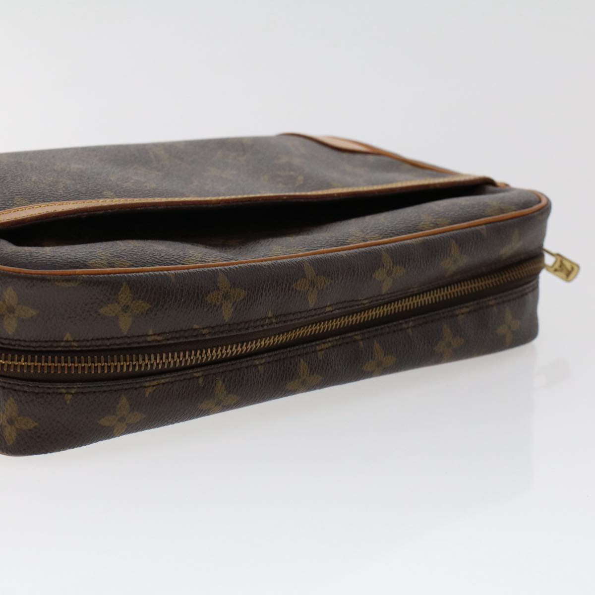 LOUIS VUITTON Monogram Compiegne 28 Clutch Bag M51845 LV Auth am4834