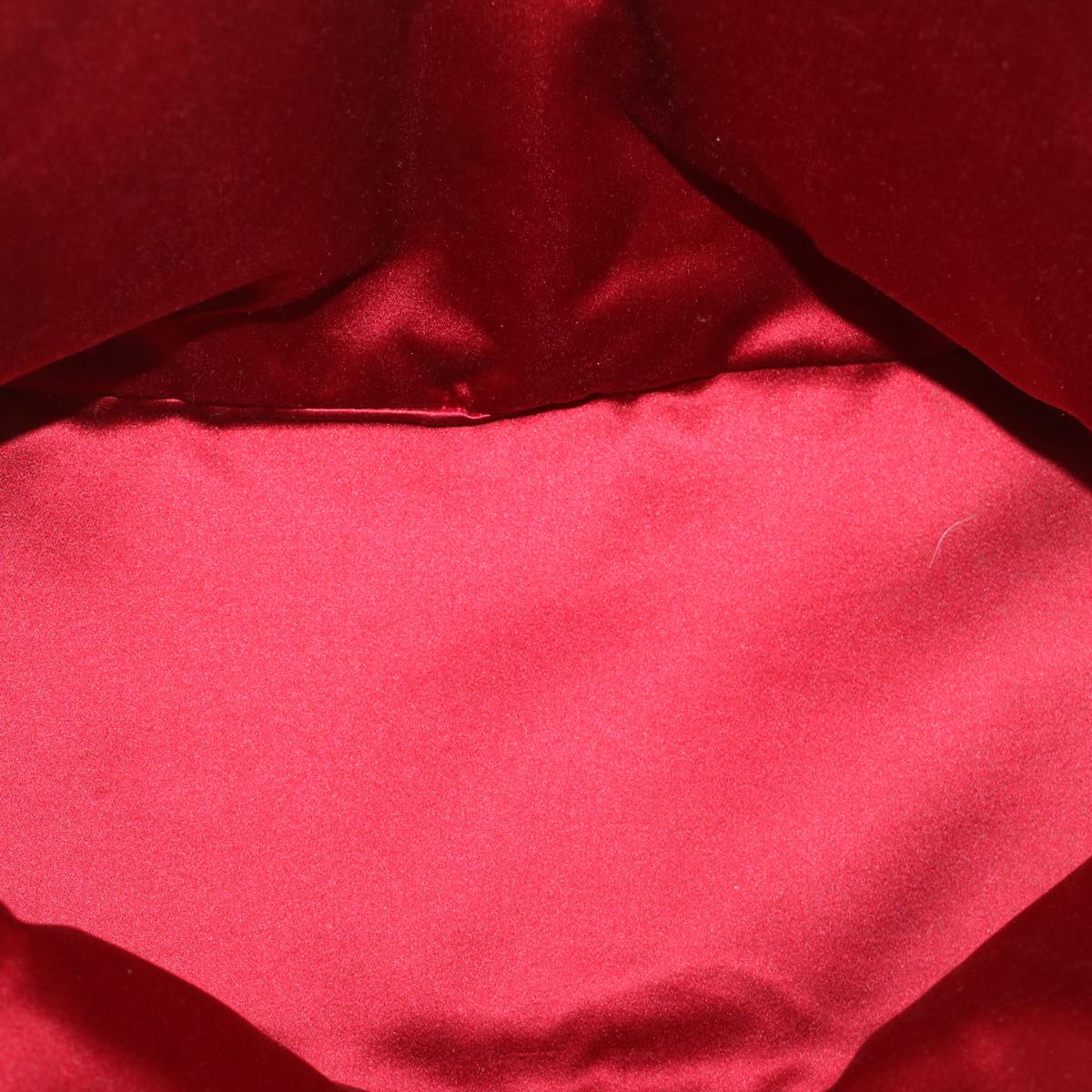 PRADA Hand Bag Canvas Leather Beige Pink Auth am4837