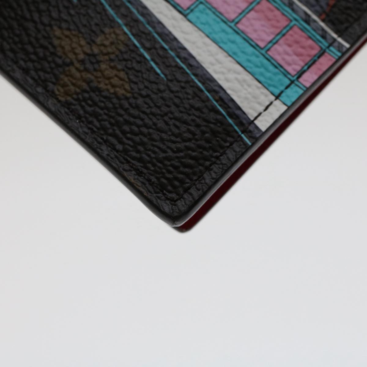 LOUIS VUITTON Monogram Vivienne Couverture Passport Case M80858 LV Auth am4900