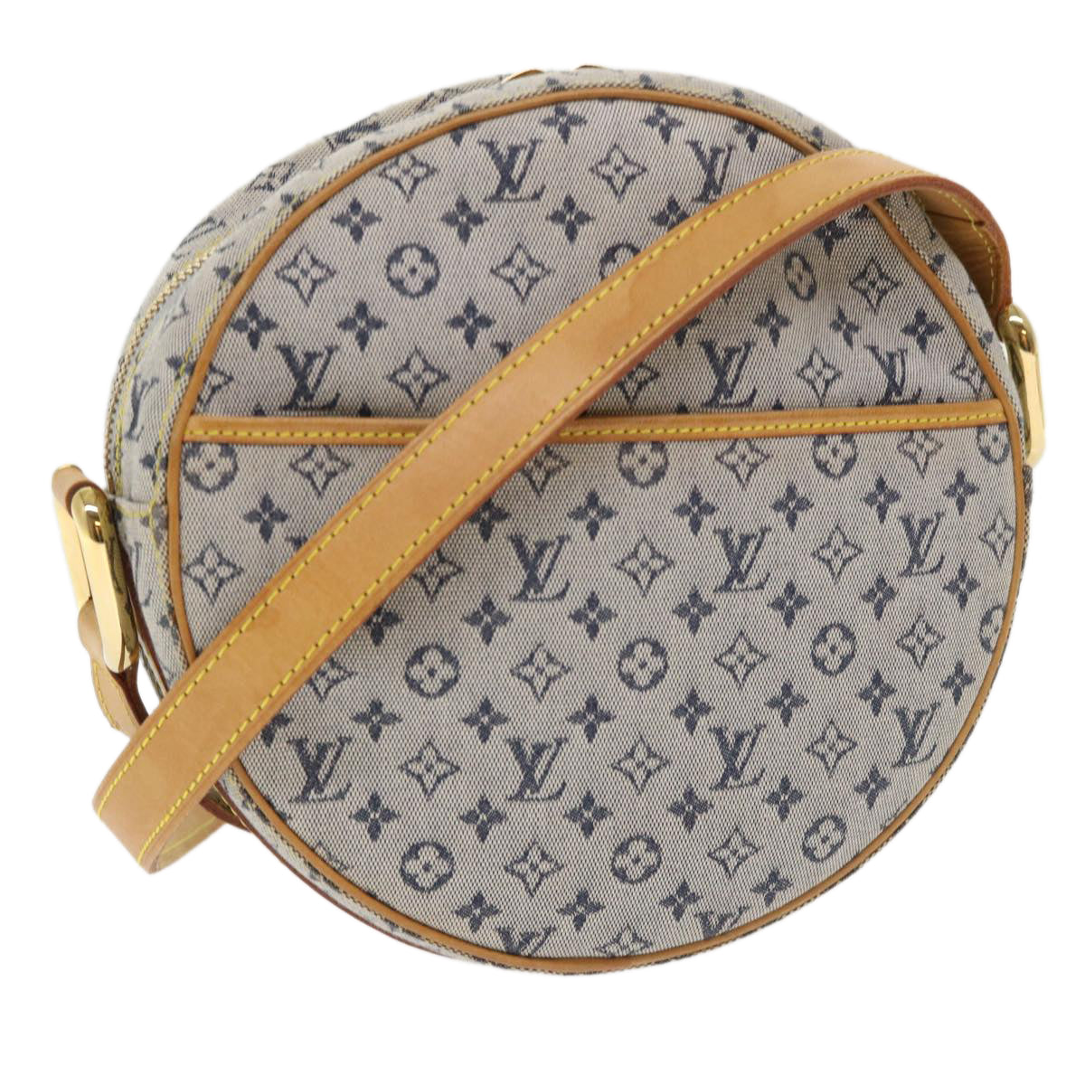 LOUIS VUITTON Monogram Mini Jeanne GM Shoulder Bag Blue M92000 LV Auth am4934