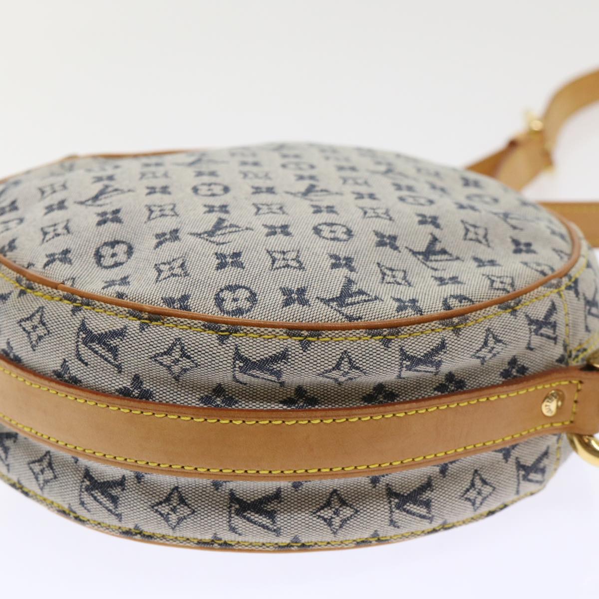 LOUIS VUITTON Monogram Mini Jeanne GM Shoulder Bag Blue M92000 LV Auth am4934