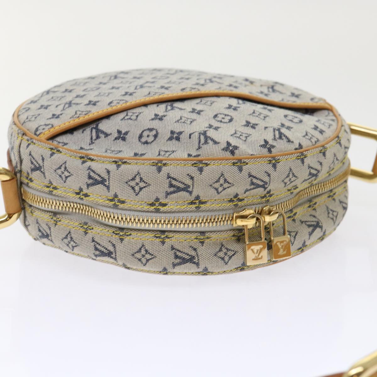 LOUIS VUITTON Monogram Mini Jeanne GM Shoulder Bag Blue M92000 LV Auth am4934