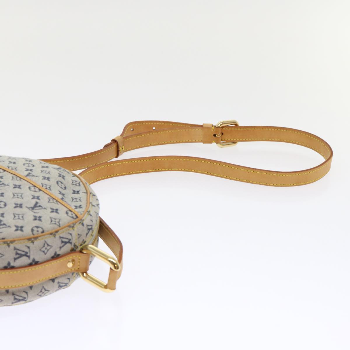 LOUIS VUITTON Monogram Mini Jeanne GM Shoulder Bag Blue M92000 LV Auth am4934